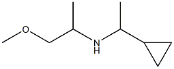 (1-cyclopropylethyl)(1-methoxypropan-2-yl)amine Struktur