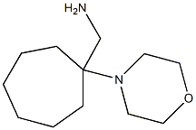 (1-morpholin-4-ylcycloheptyl)methylamine Struktur