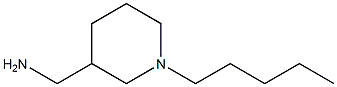 (1-pentylpiperidin-3-yl)methanamine Struktur