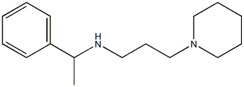 (1-phenylethyl)[3-(piperidin-1-yl)propyl]amine Struktur