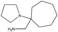 (1-pyrrolidin-1-ylcycloheptyl)methylamine Struktur