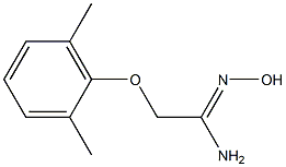 (1Z)-2-(2,6-dimethylphenoxy)-N'-hydroxyethanimidamide Struktur