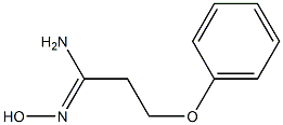 (1Z)-N'-hydroxy-3-phenoxypropanimidamide Struktur