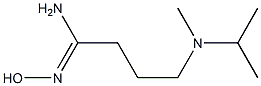 (1Z)-N'-hydroxy-4-[isopropyl(methyl)amino]butanimidamide Struktur