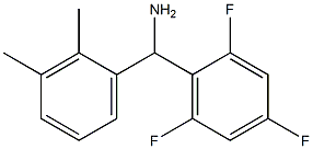 (2,3-dimethylphenyl)(2,4,6-trifluorophenyl)methanamine Struktur