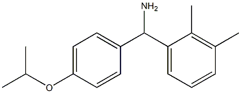 (2,3-dimethylphenyl)[4-(propan-2-yloxy)phenyl]methanamine Struktur