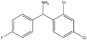 (2,4-dichlorophenyl)(4-fluorophenyl)methanamine Struktur