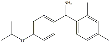 (2,4-dimethylphenyl)[4-(propan-2-yloxy)phenyl]methanamine Struktur