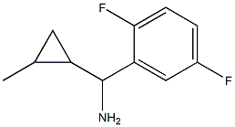 (2,5-difluorophenyl)(2-methylcyclopropyl)methanamine Struktur