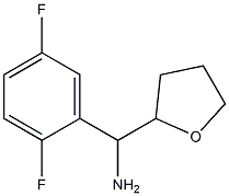 (2,5-difluorophenyl)(oxolan-2-yl)methanamine Struktur