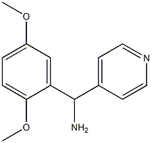 (2,5-dimethoxyphenyl)(pyridin-4-yl)methanamine Struktur