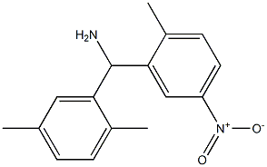 (2,5-dimethylphenyl)(2-methyl-5-nitrophenyl)methanamine Struktur