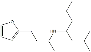 (2,6-dimethylheptan-4-yl)[4-(furan-2-yl)butan-2-yl]amine Struktur