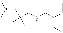 (2-{[(2-ethylbutyl)amino]methyl}-2-methylpropyl)dimethylamine Struktur