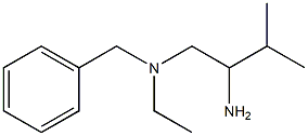 (2-amino-3-methylbutyl)(benzyl)ethylamine Struktur