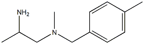 (2-aminopropyl)(methyl)[(4-methylphenyl)methyl]amine Struktur