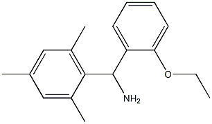 (2-ethoxyphenyl)(2,4,6-trimethylphenyl)methanamine Struktur