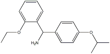 (2-ethoxyphenyl)[4-(propan-2-yloxy)phenyl]methanamine Struktur