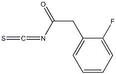 (2-fluorophenyl)acetyl isothiocyanate Struktur