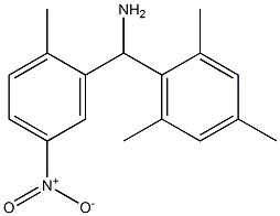 (2-methyl-5-nitrophenyl)(2,4,6-trimethylphenyl)methanamine Struktur