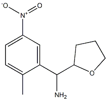 (2-methyl-5-nitrophenyl)(oxolan-2-yl)methanamine Struktur