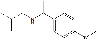 (2-methylpropyl)({1-[4-(methylsulfanyl)phenyl]ethyl})amine Struktur