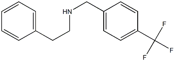 (2-phenylethyl)({[4-(trifluoromethyl)phenyl]methyl})amine Struktur