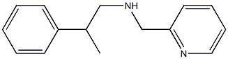 (2-phenylpropyl)(pyridin-2-ylmethyl)amine Struktur