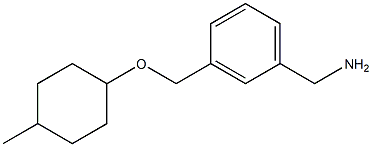 (3-{[(4-methylcyclohexyl)oxy]methyl}phenyl)methanamine Struktur