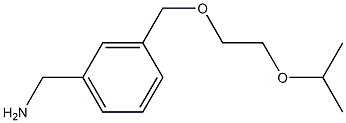 (3-{[2-(propan-2-yloxy)ethoxy]methyl}phenyl)methanamine Struktur