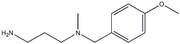 (3-aminopropyl)[(4-methoxyphenyl)methyl]methylamine Struktur