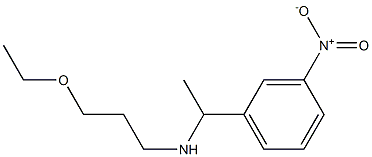 (3-ethoxypropyl)[1-(3-nitrophenyl)ethyl]amine Struktur