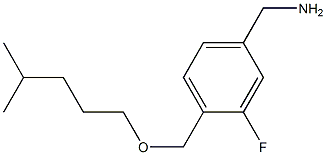 (3-fluoro-4-{[(4-methylpentyl)oxy]methyl}phenyl)methanamine Struktur