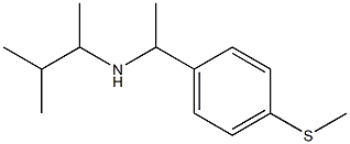 (3-methylbutan-2-yl)({1-[4-(methylsulfanyl)phenyl]ethyl})amine Struktur