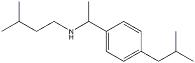 (3-methylbutyl)({1-[4-(2-methylpropyl)phenyl]ethyl})amine Struktur