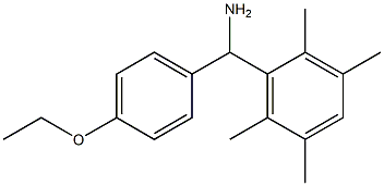 (4-ethoxyphenyl)(2,3,5,6-tetramethylphenyl)methanamine Struktur