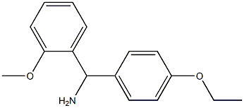 (4-ethoxyphenyl)(2-methoxyphenyl)methanamine Struktur