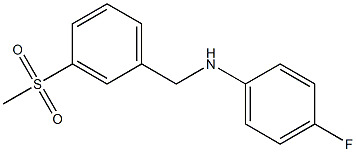 (4-fluorophenyl)[3-(methylsulfonyl)phenyl]methylamine Struktur