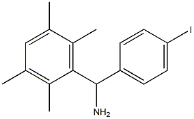 (4-iodophenyl)(2,3,5,6-tetramethylphenyl)methanamine Struktur