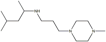 (4-methylpentan-2-yl)[3-(4-methylpiperazin-1-yl)propyl]amine Struktur