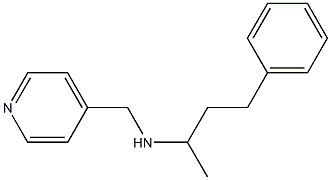 (4-phenylbutan-2-yl)(pyridin-4-ylmethyl)amine Struktur