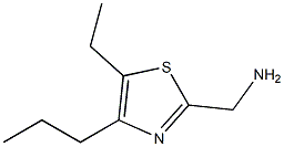 (5-ethyl-4-propyl-1,3-thiazol-2-yl)methanamine Struktur