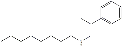 (7-methyloctyl)(2-phenylpropyl)amine Struktur