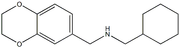 (cyclohexylmethyl)(2,3-dihydro-1,4-benzodioxin-6-ylmethyl)amine Struktur