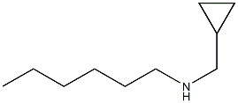 (cyclopropylmethyl)(hexyl)amine Struktur