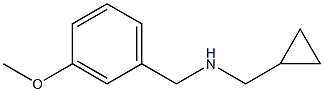 (cyclopropylmethyl)[(3-methoxyphenyl)methyl]amine Struktur