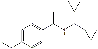 (dicyclopropylmethyl)[1-(4-ethylphenyl)ethyl]amine Struktur