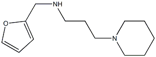 (furan-2-ylmethyl)[3-(piperidin-1-yl)propyl]amine Struktur