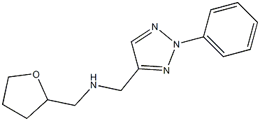 (oxolan-2-ylmethyl)[(2-phenyl-2H-1,2,3-triazol-4-yl)methyl]amine Struktur