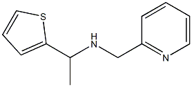 (pyridin-2-ylmethyl)[1-(thiophen-2-yl)ethyl]amine Struktur